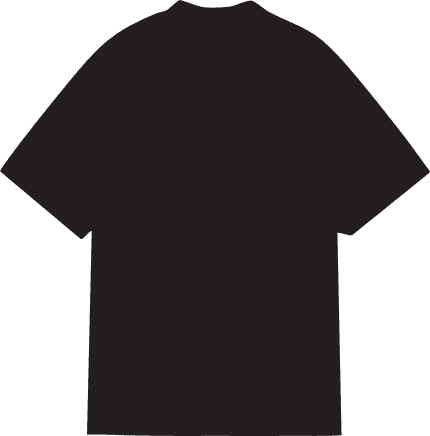 Black His Son Jesus tee back