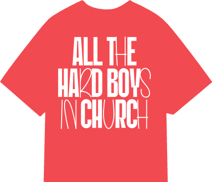 Pink His Son Jesus tee front
